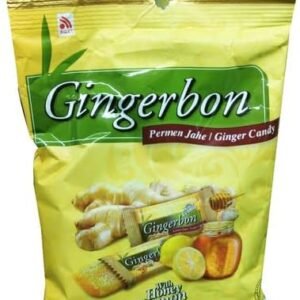 Gingerbon Ginger Candy with Honey Lemon, 125 g (Pack of 20)